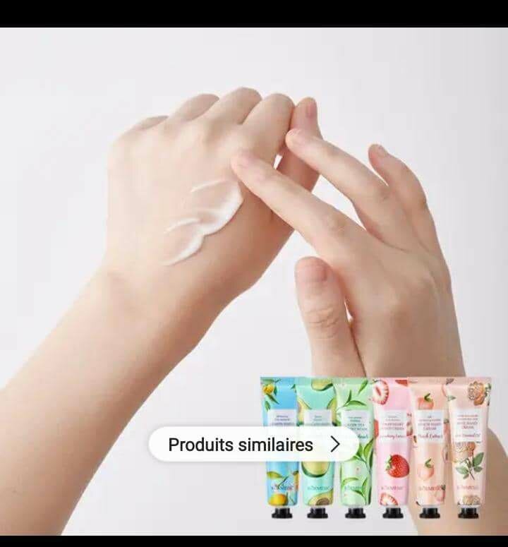 Crème pour les mains.