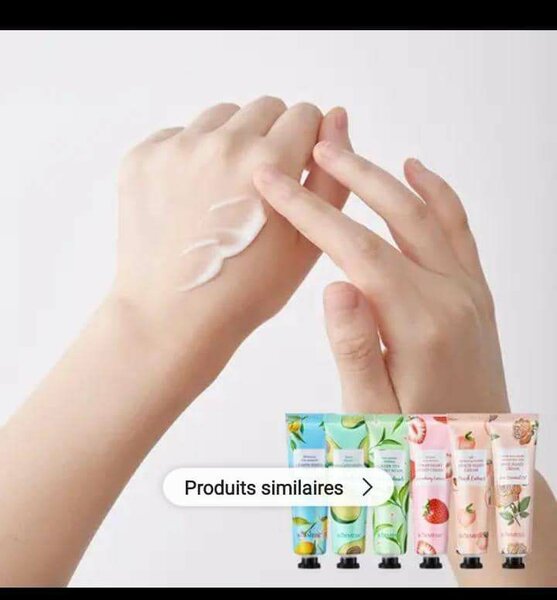 Crème pour les mains.