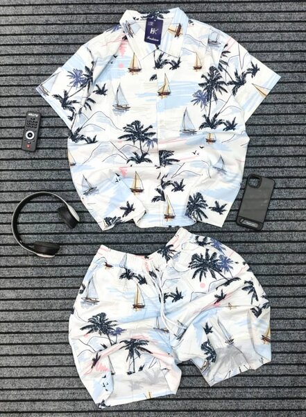 Ensemble homme chemise et short
