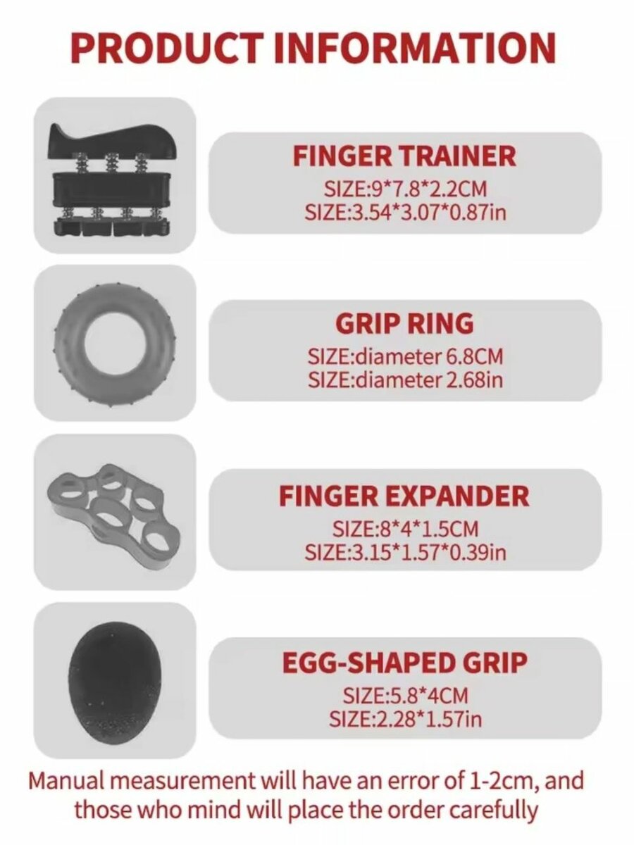 Ensemble Complet de Renforcement des Doigts