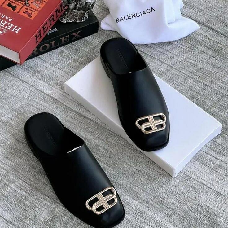 Mules de Luxe en Cuir