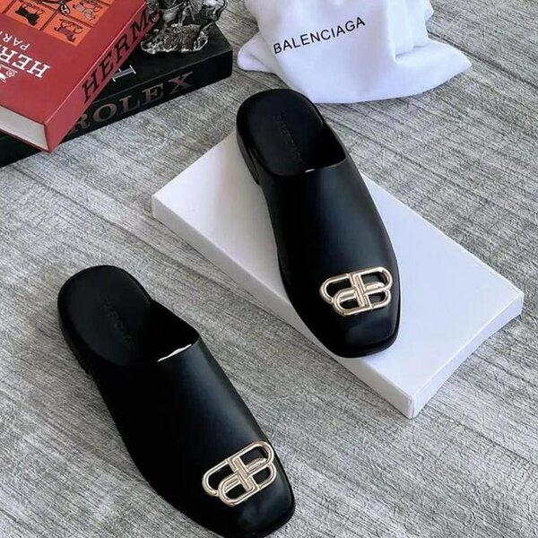 Mules de Luxe en Cuir