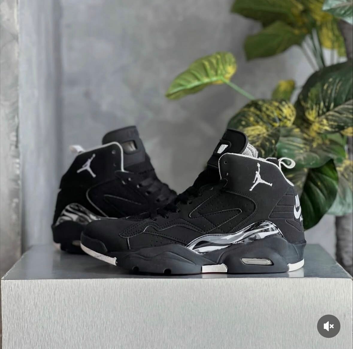 Baskets montantes noires Air