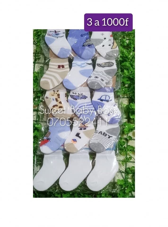 Chaussettes Bébés Colorées