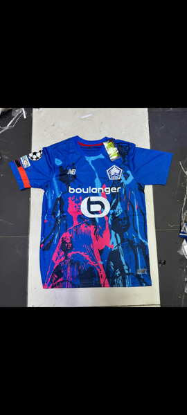 Maillot Foot Bleu Adulte