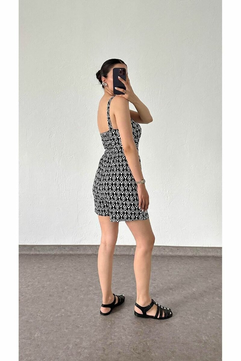 Combinaison chic imprimée été