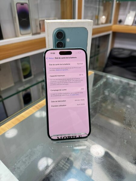 iPhone 15 Bleu 128Go