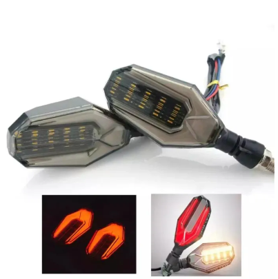 Bike Indicator Red & Yellow U Style