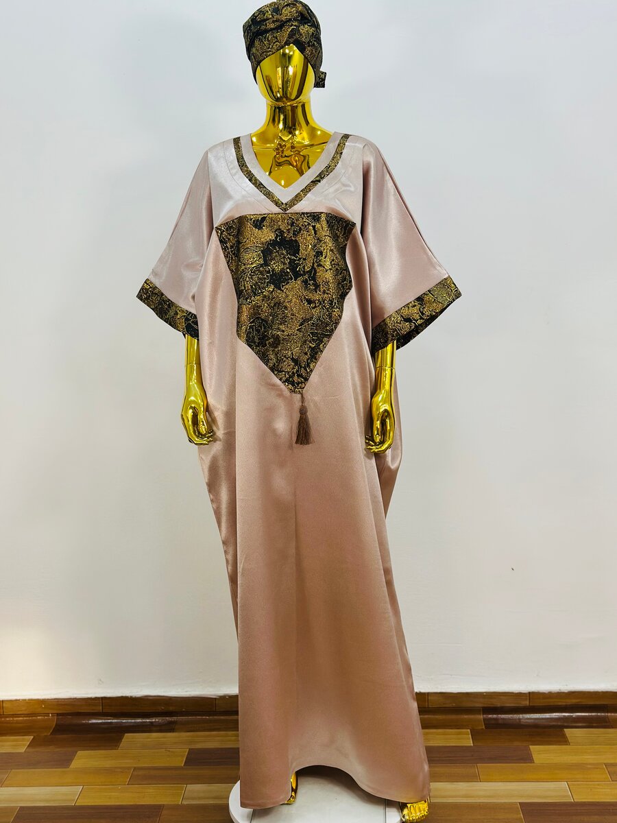 Robe Caftan Élegante Satin