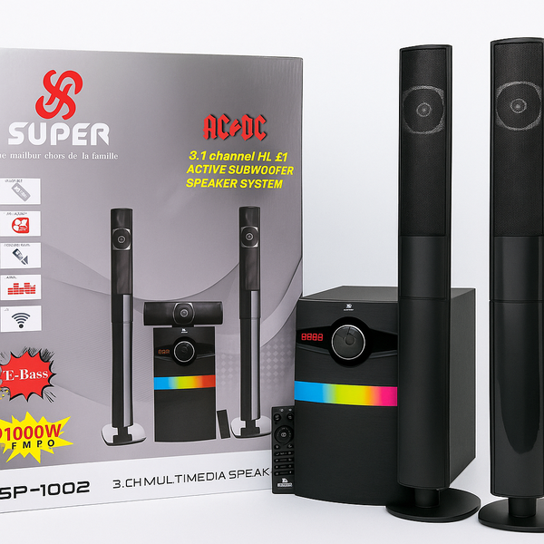 Système de haut-parleurs 3.1 avec subwoofer