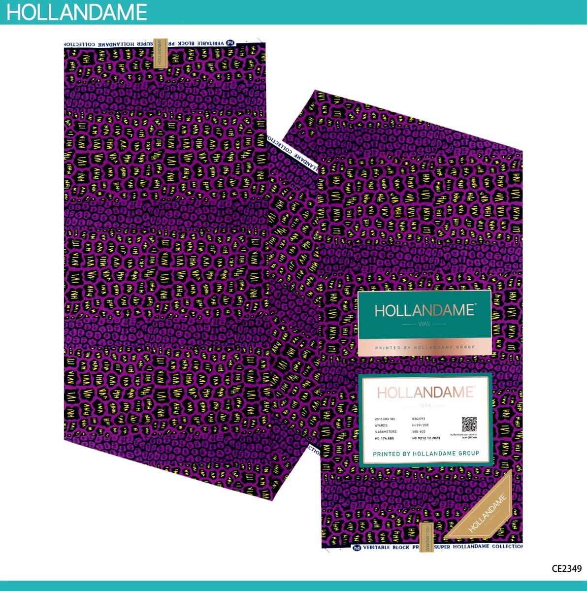 Tissu Wax Hollandame