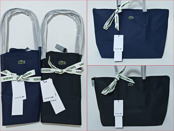 Cabas Lacoste élégant en cuir