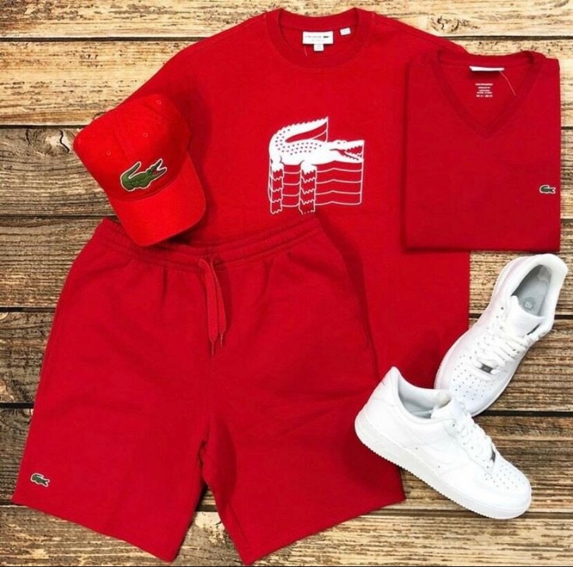 Lacoste Men's Riviera Beach Short Set.