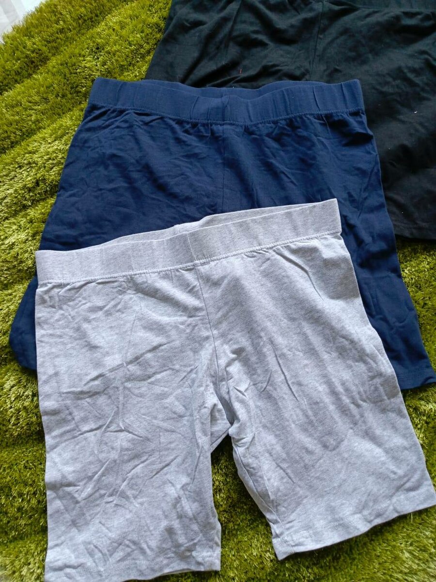 Ladies longer  cotton shorts