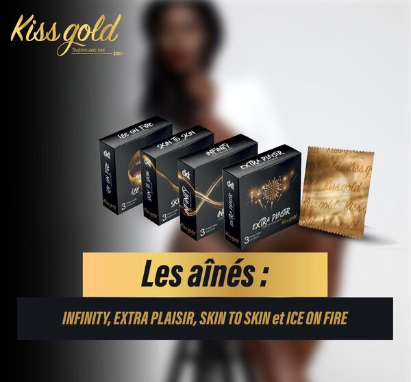 Préservatif kiss gold