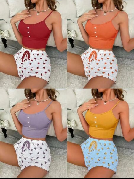 Pyjama Femme Été Floral