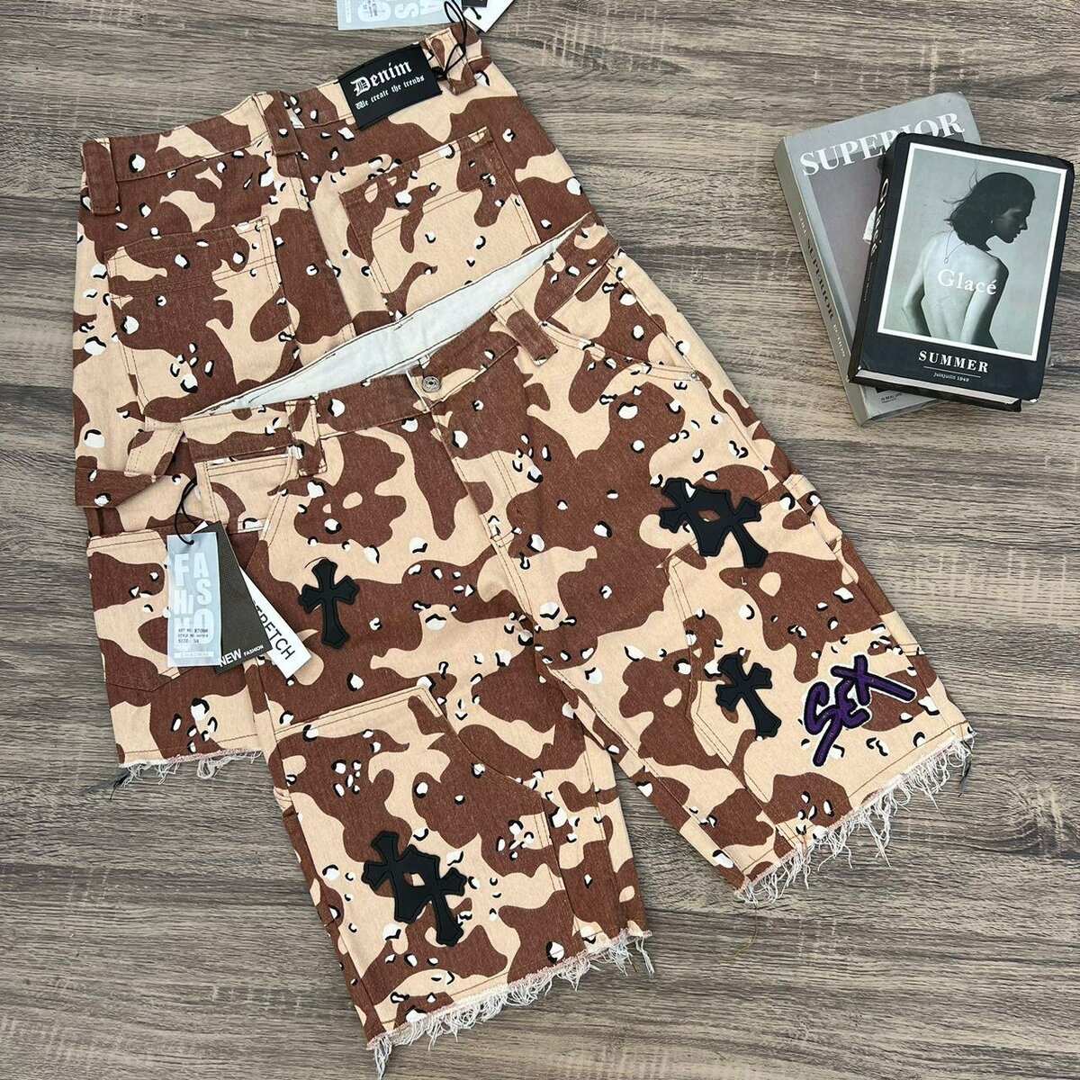 Camouflage shorts