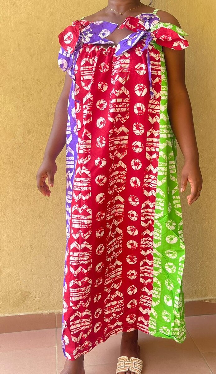 Robe africaine multicolore