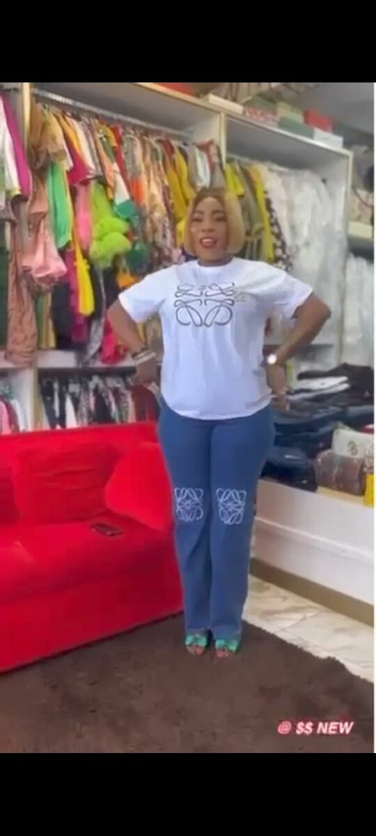 Ladies top and down available