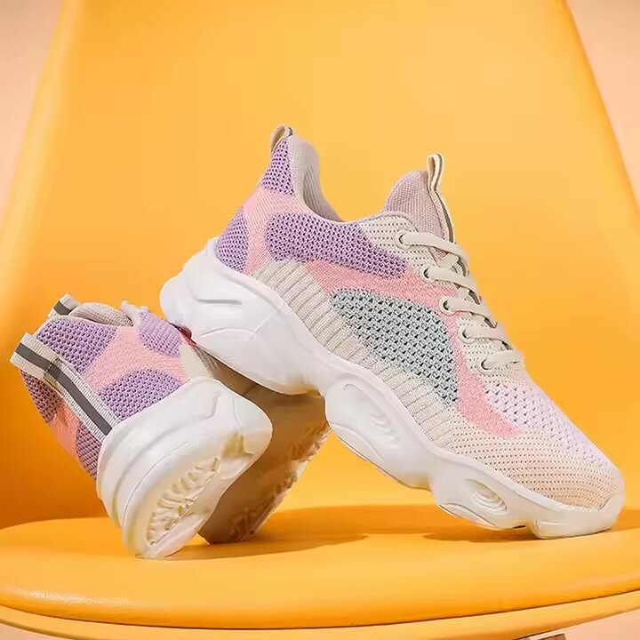 Dropshipping Products 2024 Men Ladies Breathable Chunky Shoe