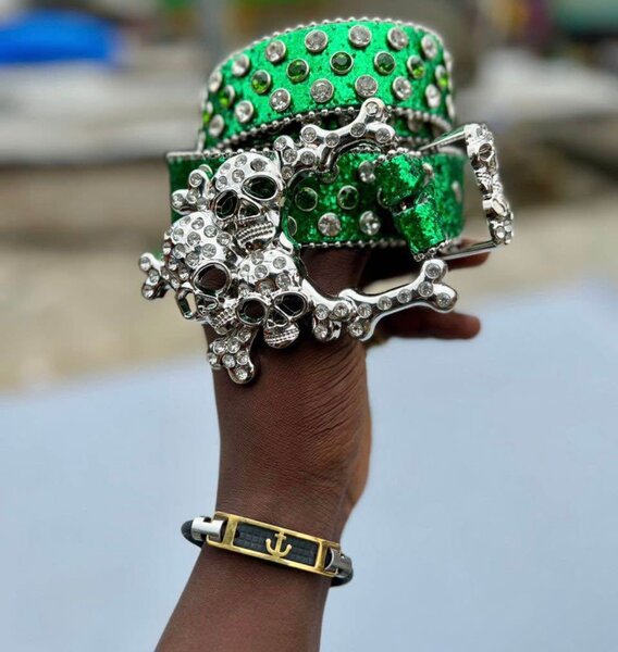 Ceinture Rock Design Détaillé