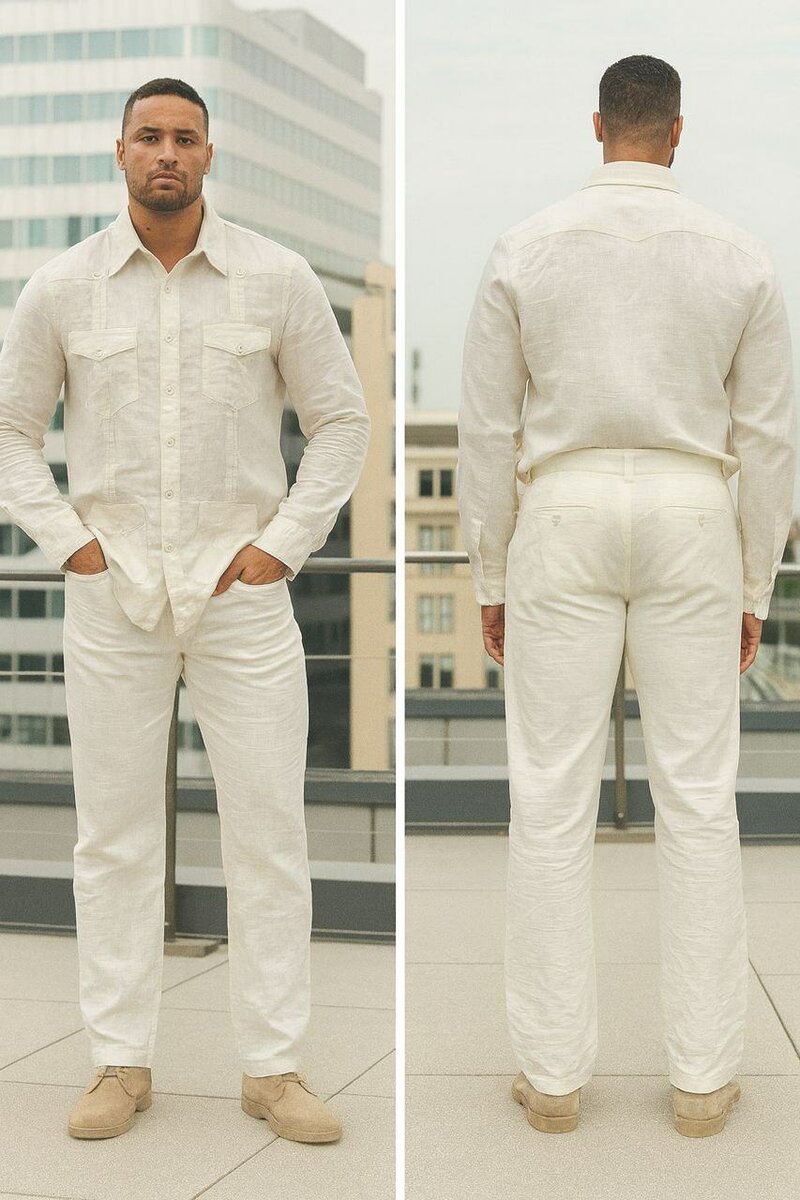 Ensemble homme en lin