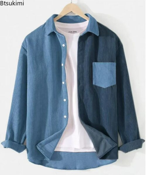 Chemise en velours 2 ton