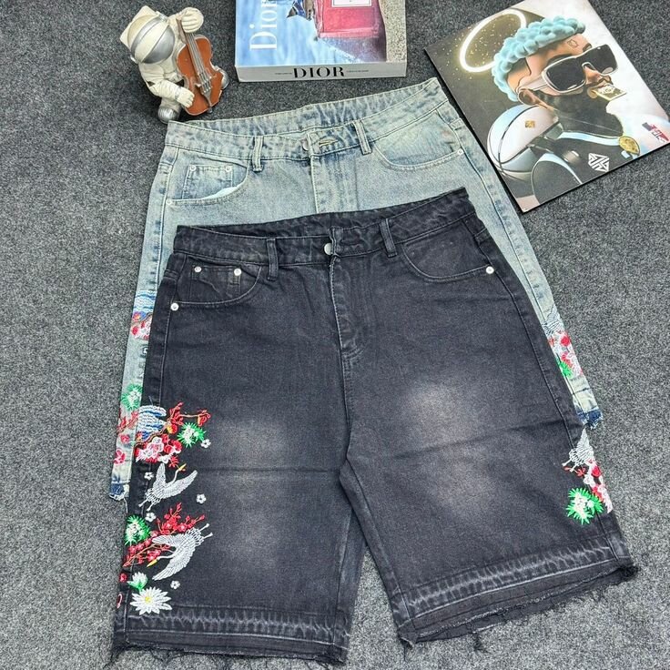 Shorts en jean tendance homme