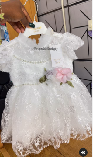 White baby dress
