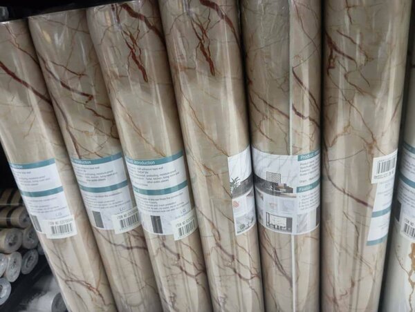 Papier peint autocollant lisse 60cm/3m