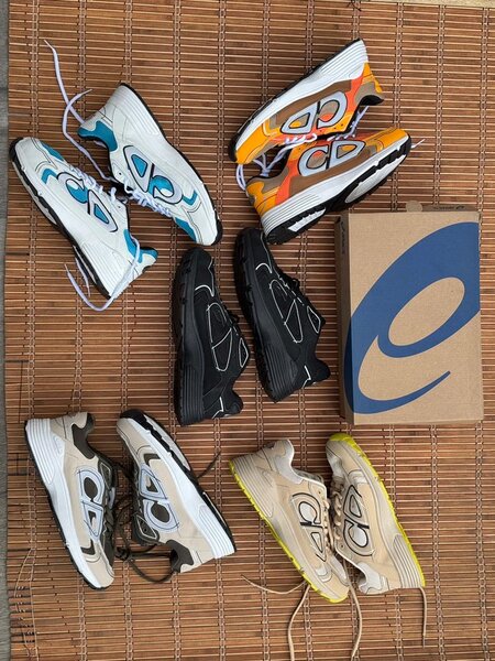 Baskets colorées tendance