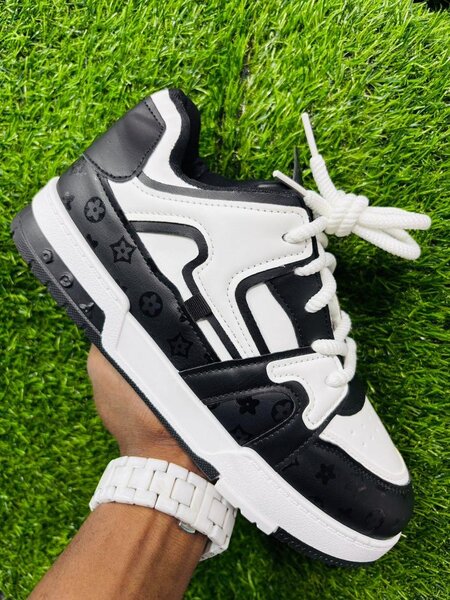 Baskets tendance multicolores