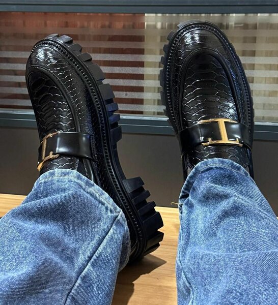 Chaussures Mocassins Noir Homme