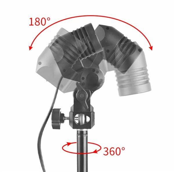 Support de lampe réglable