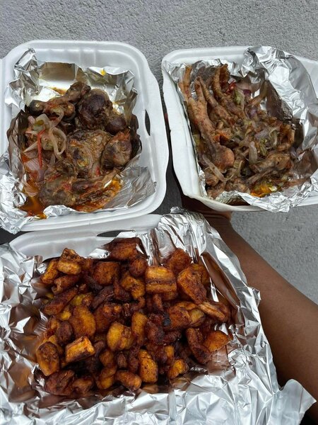 Alloco patte de poulet