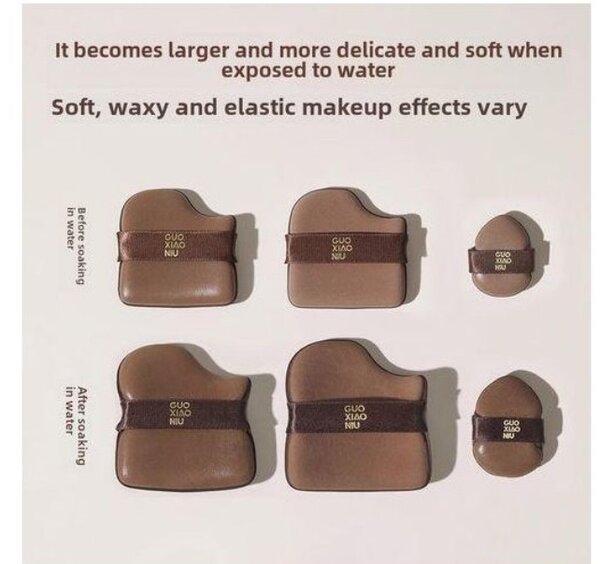Éponge maquillage chocolat doux