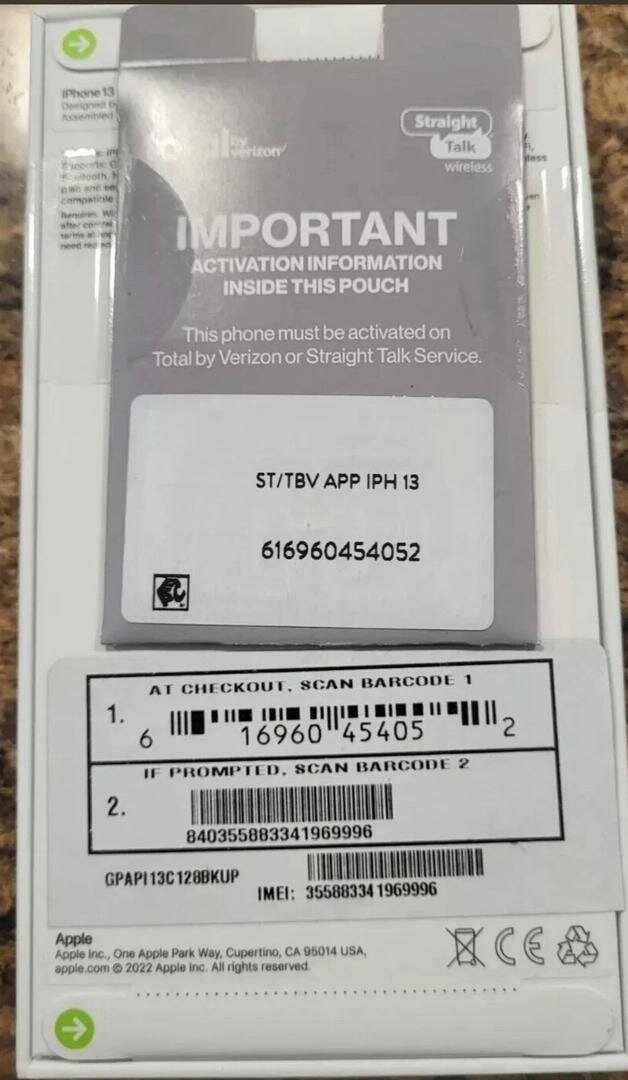 iPhone 13 – 128 Go, Bleu