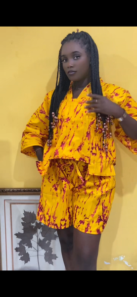 Tenue d'été vibrante femme