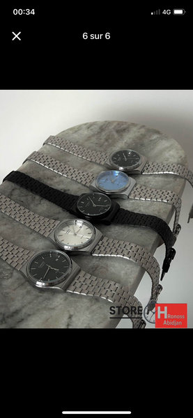 Montre élégante en acier inoxydable