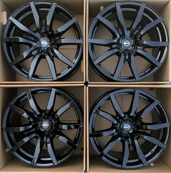 Jantes Alliage Noires Brillantes