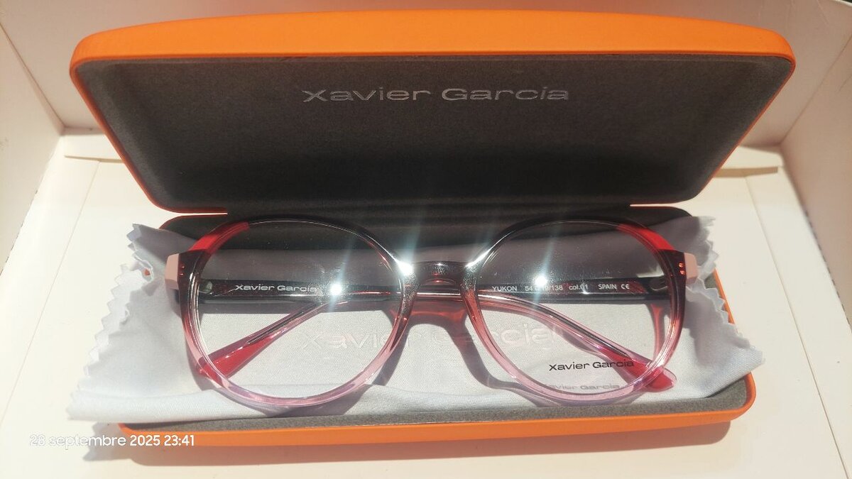 Lunettes Xavier Garcia élégantes