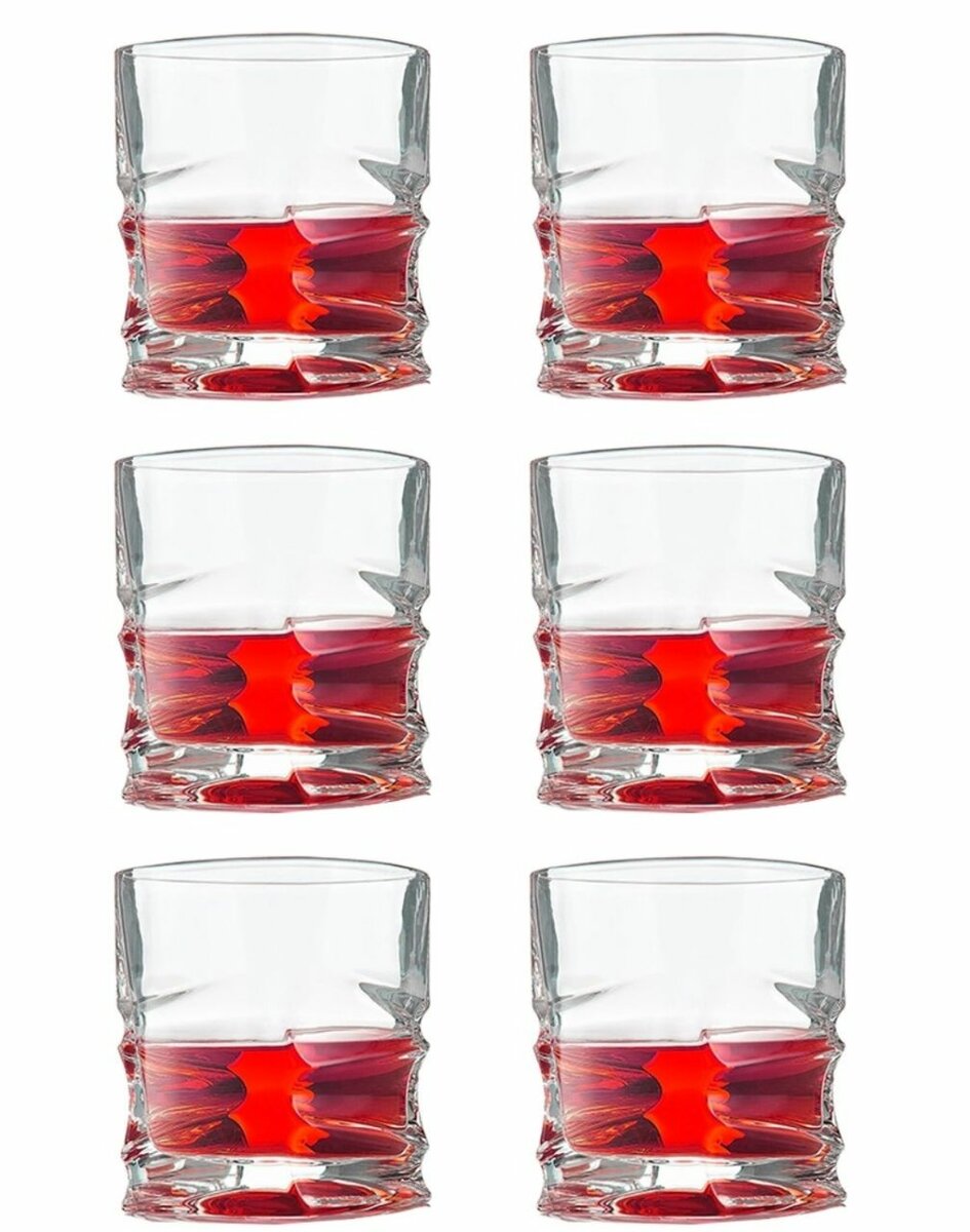 HEAVY-BOTTOMED OVAL-SHAPED GLASS FOR BEVERAGES