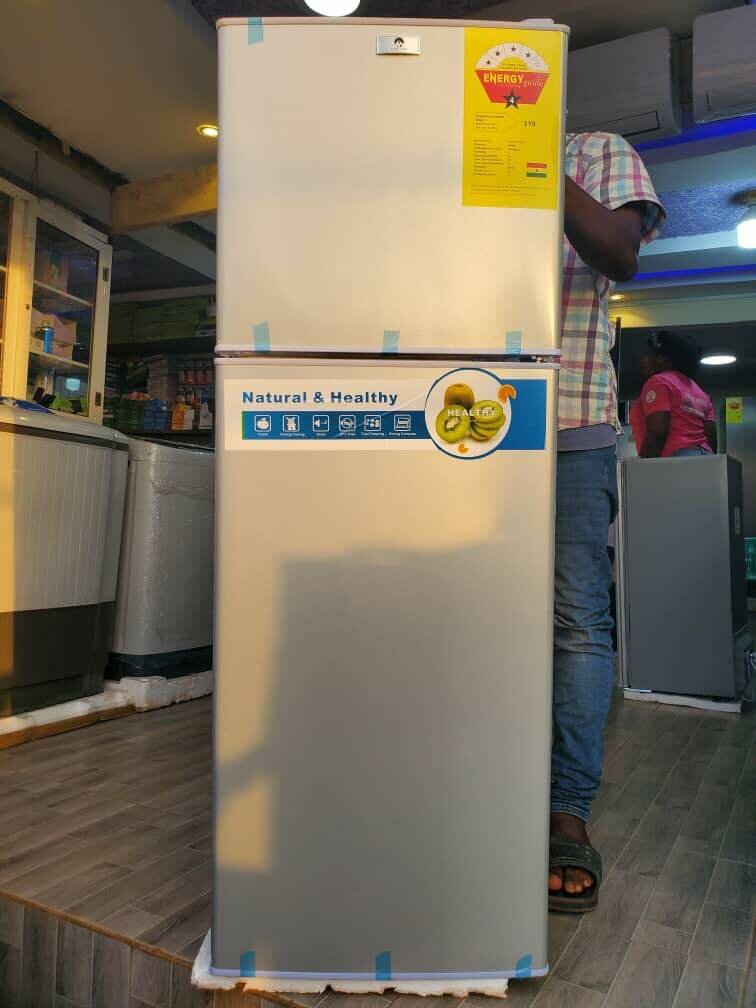 Bright cool double door fridge 138Litres