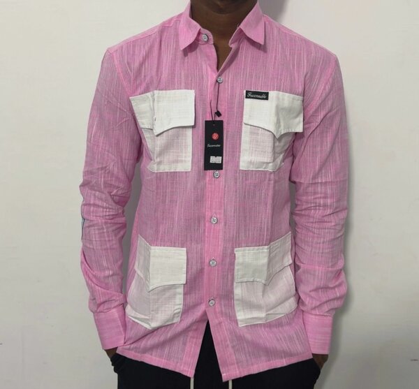 Chemise Homme Élégante Poches