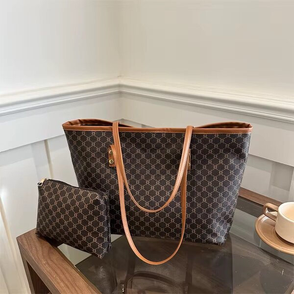 Sac cabas élégant et pochette