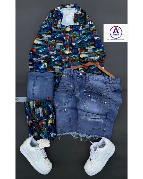 Ensemble Chemise et Short Homme