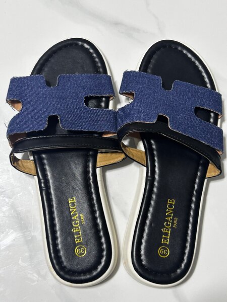 Sandales ÉLÉGANCE en denim