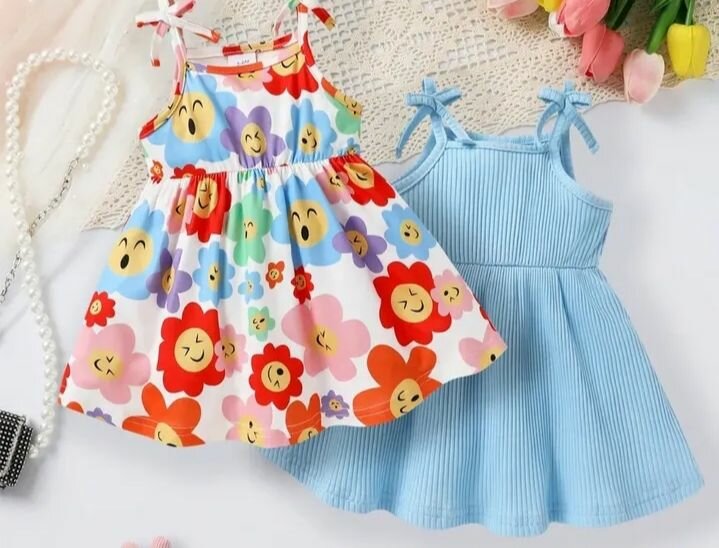 Robes d'été fleuries bébé