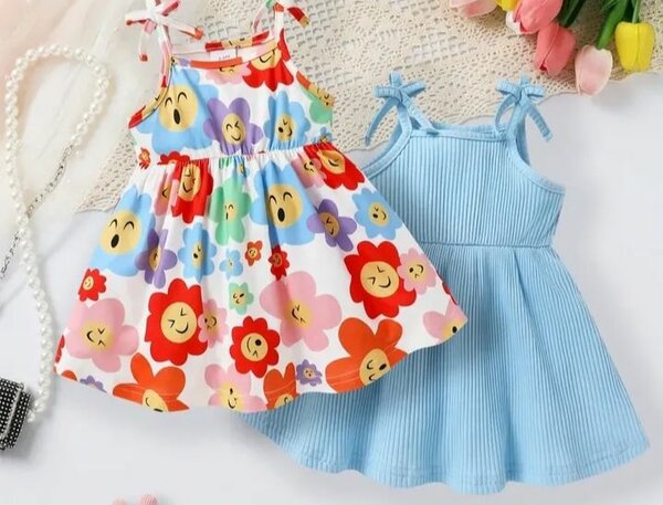 Robes d'été fleuries bébé