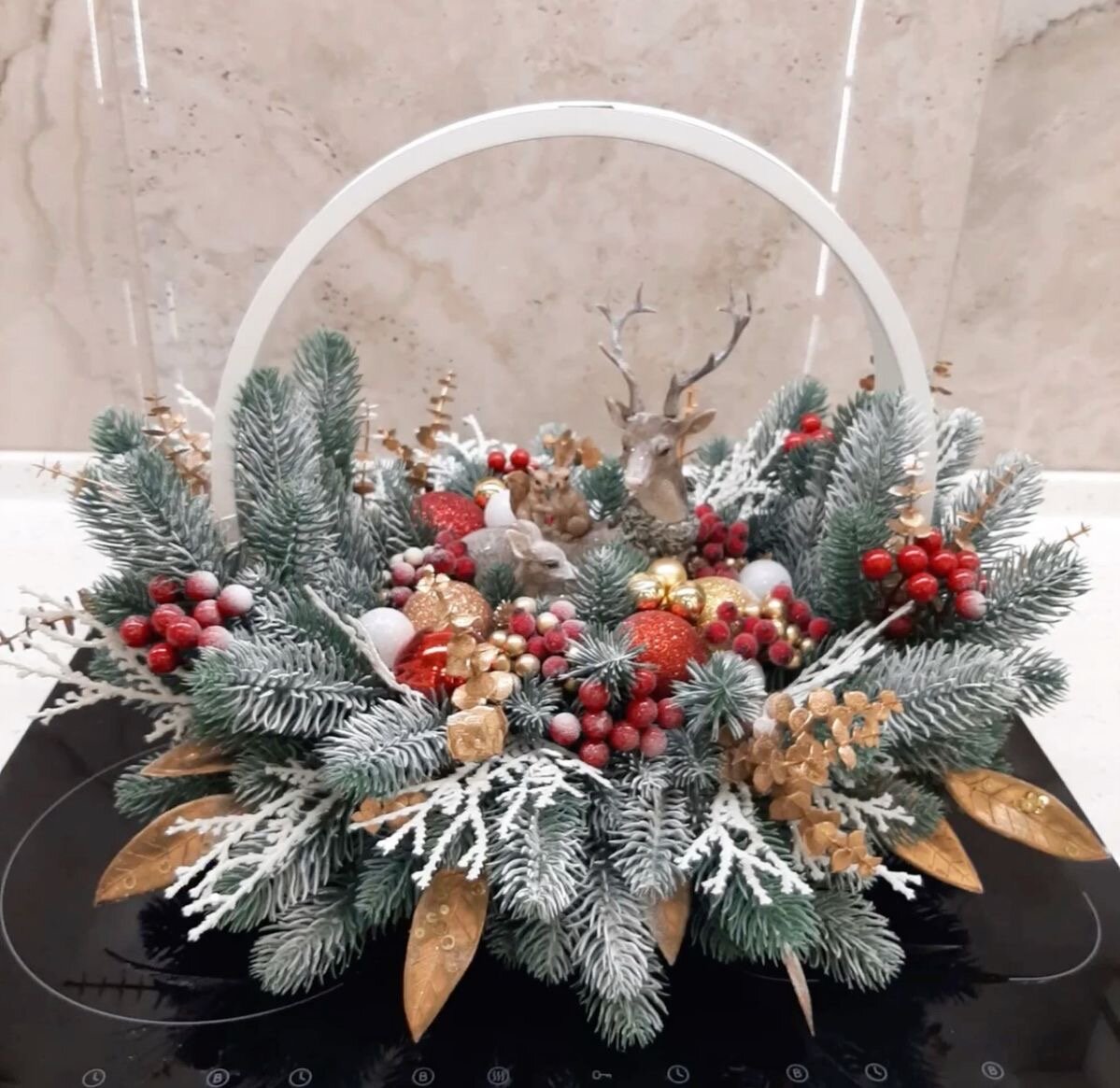 Couronne de Noël décorative